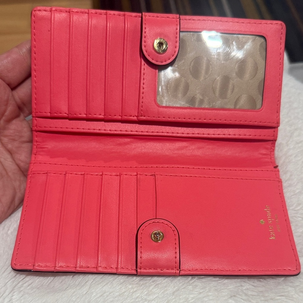 Kate Spade Pink Leather Wallet - Picture 7 of 7